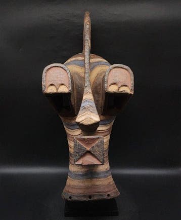 Prachtig masker - Kifwebe - Songye - DR Congo (Zonder