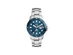 Fossil Blue FS6050 Horloge Staal Zilverkleurig 42 mm, Nieuw