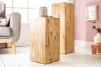 Massief houten decoratieve kolom COLUMNA 75cm acacia teak, Huis en Inrichting, Ophalen of Verzenden, Nieuw