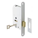 Deurbeslag | Kastslot | Intersteel | 55 mm (Klavier, Wit), Verzenden, Nieuw