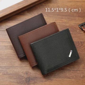 Minimalistische Heren Portemonnee van Zacht Leer - Dun & Opv, Sieraden, Tassen en Uiterlijk, Verzenden, Nieuw
