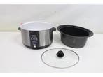 MOA Slowcooker 6,5L - Digitale Timer - 3 Warmtestanden - RVS, Verzenden, Zo goed als nieuw