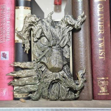 Unique Tree Book Nook - 3D Printed bookshelf decor nature, Verzenden, Nieuw