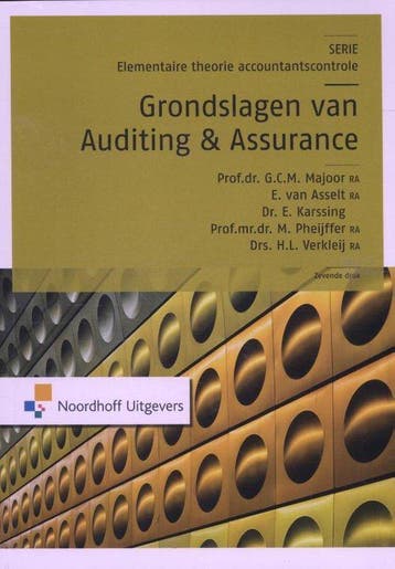 9789001862428 Grondslagen van auditing en assurance, Verzenden, Zo goed als nieuw, Barbara Majoor-Kolenburg
