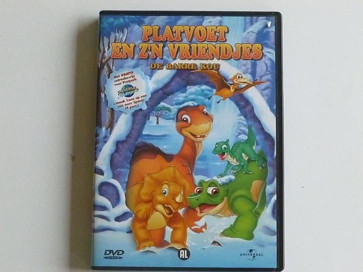Platvoet en zn Vriendjes - De Barre Kou (DVD), Cd's en Dvd's, Dvd's | Kinderen en Jeugd, Zo goed als nieuw, Ophalen of Verzenden