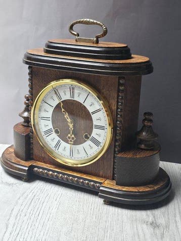 Pendule - FHS - Hout, Messing, Glas - 1980-1990 - Inclusief