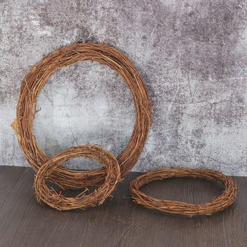 Natuurlijke Rotan Krans - 8-30cm - Kerst, Feest & Decoratie, Verzenden, Nieuw