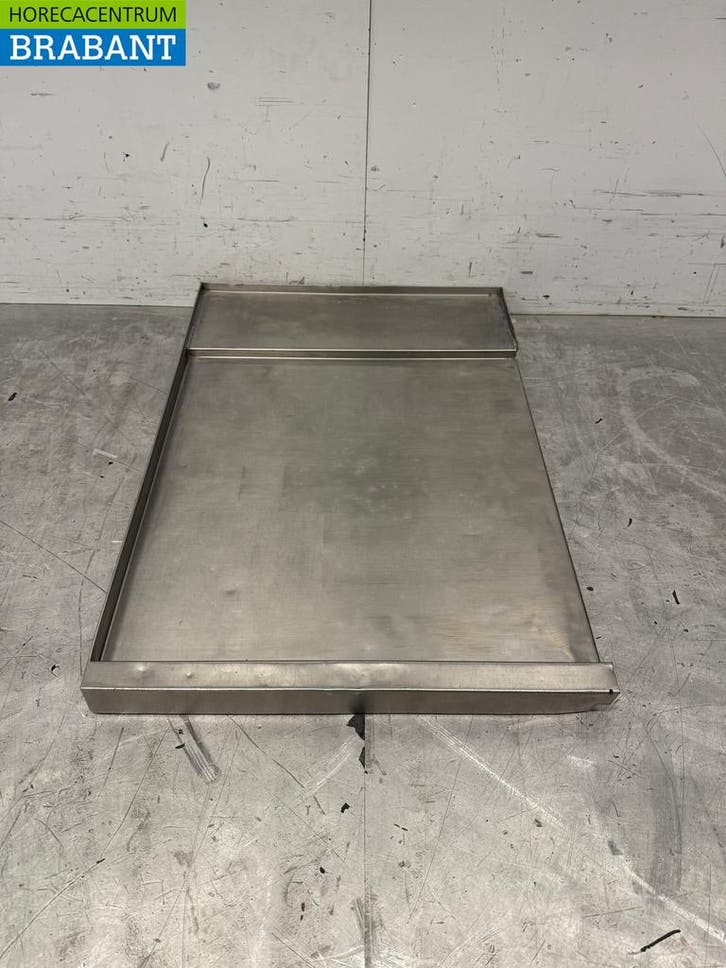 RVS Afvoerblad ten behoeve van doorschuifvaatwasser 52 x 76, Zakelijke goederen, Horeca | Keukenapparatuur, Gebruikt, Ophalen of Verzenden
