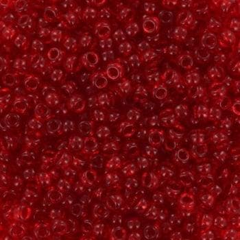 c.a. 5 gram Miyuki rocailles 11/0 - Transparant ruby, Ophalen of Verzenden, Nieuw, Kraal