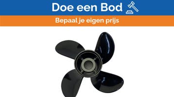 Bieden: Michigan Vortex 4-Blade Aluminium Propeller 10 1/8, Watersport en Boten, Ophalen of Verzenden, Nieuw