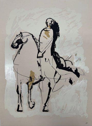 Marino Marini (1901-1980) - Rappresentazione, Antiek en Kunst