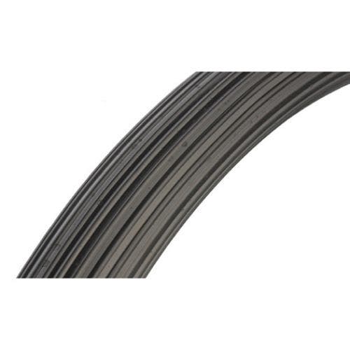 Hoepelovertrek zwart geribt 22 inch - langere levertijd, Diversen, Rolstoelen, Ophalen of Verzenden