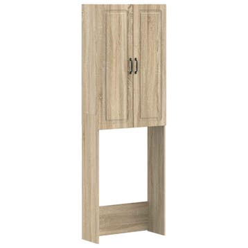 vidaXL Toiletkast UTRECHT Sonoma Eiken 66 x 25,5 x 190 cm, Verzenden, Nieuw