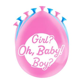 Ballonnen Gender Reveal, Verzenden, Nieuw, Versiering, Geboorte of Huwelijk