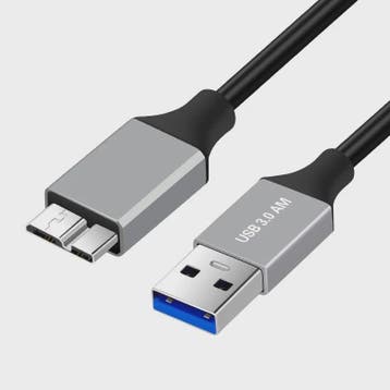 USB 3.0 Micro B Kabel voor Externe Harde Schijven en SSD's -, Verzenden, Nieuw
