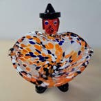 Murano - Asbak - Pierrot Figure — Venetian Art Glass,, Antiek en Kunst, Curiosa en Brocante