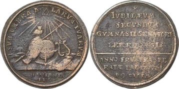 Kleine Kupfermedaille 1761 Erfurt, Verzenden