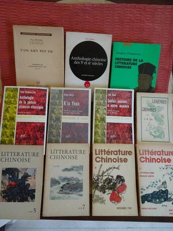 Divers Auteurs - Chine: 11 Livres Littérature, Poésie,