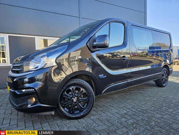 Fiat Talento 1.6 L2H1 DC 125pk Airco Navi Trekh EU6 Marge, Gebruikt, Euro 6, Zwart, Lease