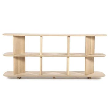 Dressoir Ty - Naturel - 96220 - dressoirs, Huis en Inrichting, Kasten | Dressoirs, Nieuw, Overige materialen