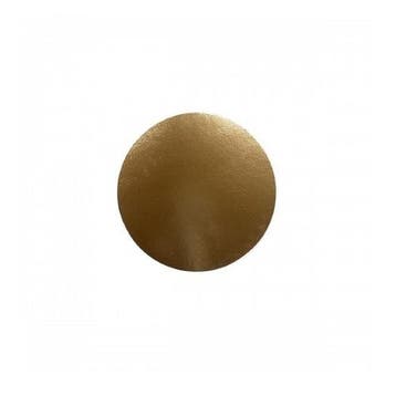 Taartkarton Goud/Wit Ø11,8cm 5st., Verzenden, Nieuw