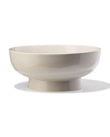 HEMA Saladeschaal Ø26cm Knap new bone china grijs 2+1 gratis, Verzenden, Nieuw
