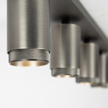 Scott 4 Opbouwspot Gun Metal Binnenverlichting Spots opbouw, Verzenden, Nieuw, Plafondspot of Wandspot