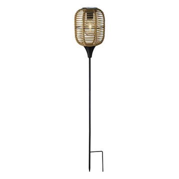 Solar tuinfakkel | Lumineo | Ø 14.5 x 78 cm |, Tuin en Terras, Verzenden, Nieuw