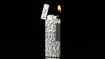 Dunill - Bark Pattern Rollagas Lighter - Aansteker -, Nieuw