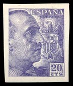 Spanje - Generaal Franco - Edifil - 1047s** - Sin Dentar, Gestempeld