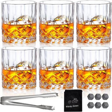 Whisky Tumblers Set | 300ml | Tweedekansje | OP=OP, Glas of Glazen, Nieuw, Ophalen of Verzenden, Glas