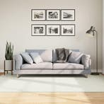 vidaXL Vloerkleed OVIEDO laagpolig 160x230 cm crèmekleurig, Huis en Inrichting, Stoffering | Tapijten en Kleden, Verzenden, Nieuw