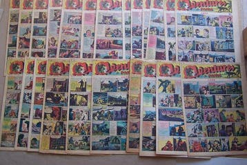 Aventures de Paris Jeunes - 44 Tijdschriften + farde -, Boeken, Nieuw