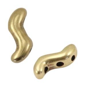 1 x DQ metaal spacer – Voor macramé draad twist – Geel, Ophalen of Verzenden, Nieuw, Tussenstuk of Tussenkraal