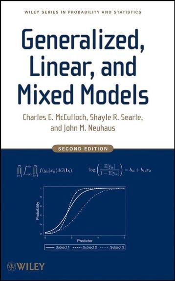 Generalized, Linear, and Mixed Models - C McCulloch, Verzenden, Zo goed als nieuw, C McCulloch