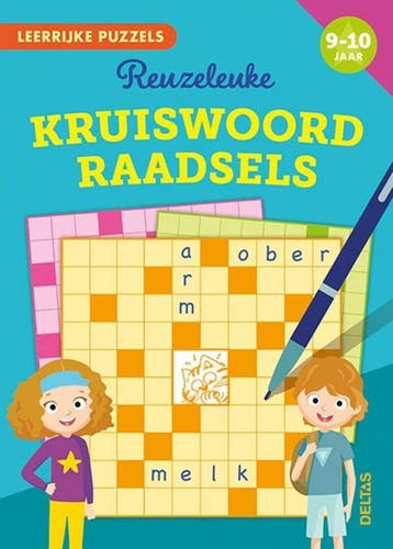 Reuzeleuke kruiswoordraadsels (9-10 j.), Ophalen of Verzenden, Nieuw