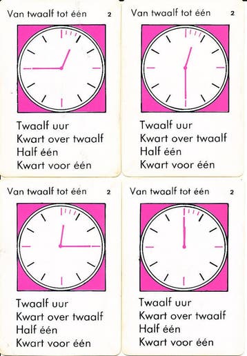 Kwartet klok kijken 2 Roze (zie omschrijving), Verzenden, Nieuw