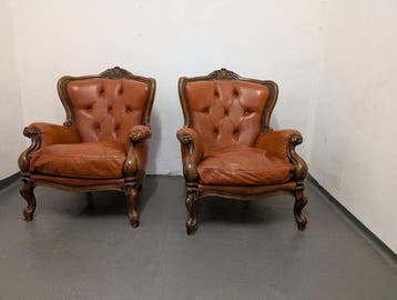 Fauteuil (2) - Leder