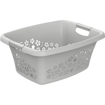 Rotho Design Flowers Wasmand 25L Cool Grijs (Wasmanden), Verzenden, Nieuw
