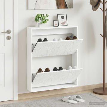 vidaXL Wandgemonteerde Schoenkast DELFT 71 x 17 x 86 cm, Verzenden, Nieuw