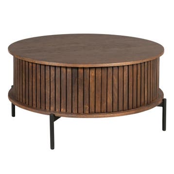 Salontafel Madison Brown | 80 cm | Rond | Starfurn, Ophalen of Verzenden, Nieuw