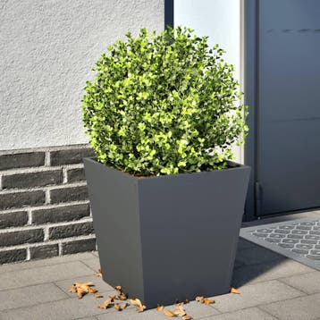 vidaXL Plantenbak 40x40x40 cm staal antracietkleurig, Verzenden, Nieuw, Metaal