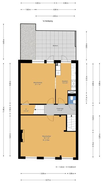 Te huur: Appartement Nieuwe Schoolstraat in Den Haag, Den Haag, Appartement, Zuid-Holland