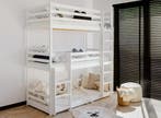 Stapelbed Teun - 3-persoons - Wit 80 x 180, Verzenden, Nieuw, Stapelbed