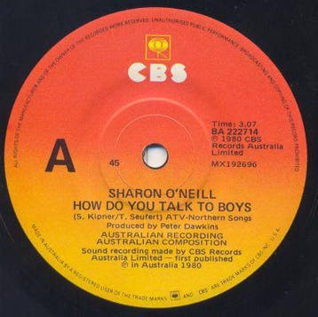 Single vinyl / 7 inch - Sharon ONeill - How Do You Talk..., Verzenden, Zo goed als nieuw, 7 inch, Rock en Metal
