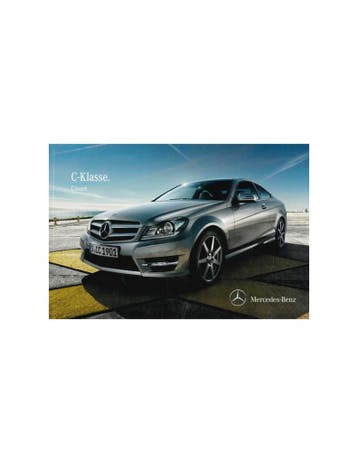2012 MERCEDES BENZ C KLASSE COUPÉ BROCHURE NEDERLANDS, Nieuw, Author