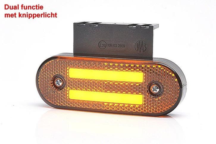 Neonled dual stripe contourverlichting 12v/24v Oranje met..., Auto diversen, Auto-accessoires, Verzenden