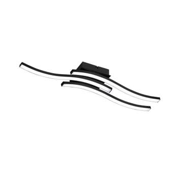 Moderne plafonniere Go, zwart, 5w geintegreerd LED, Ophalen of Verzenden, Nieuw, Metaal