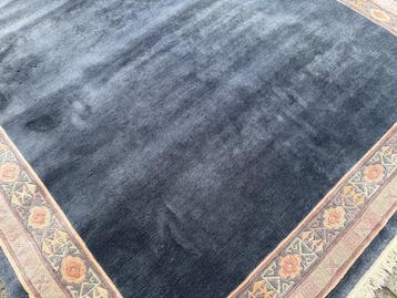 Nepal modern tapijt - gereinigd - handgeknoopt - wol -, Nieuw