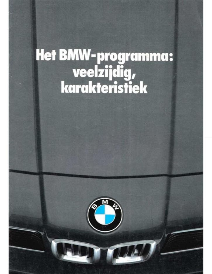 1979 BMW PROGRAMMA BROCHURE NEDERLANDS, Boeken, Auto's | Folders en Tijdschriften, BMW